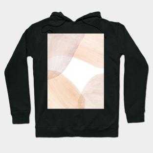 Pastel tone abstract shapes Hoodie